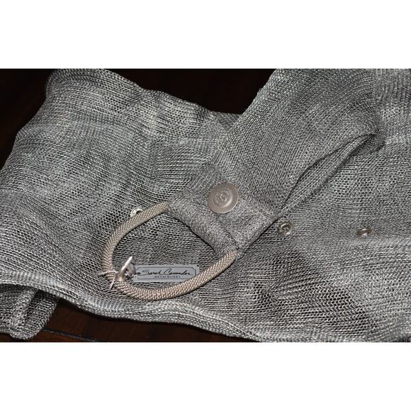 Sarah Cavender Handcrafted Metalworks Silver Mesh Artisan High Waist Belt NEW main image 10